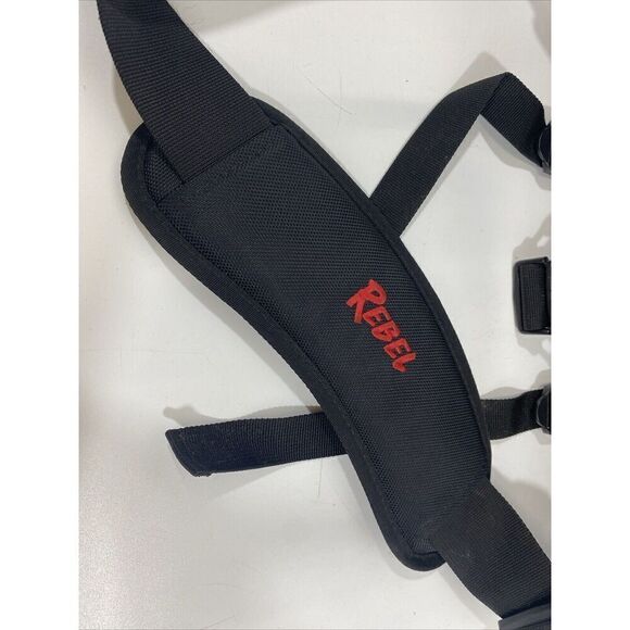 Canon Rebel Nylon Padded Camera Equipment Bag Strap + Pockets 14" x 8" x 8.5" - Picture 15 of 16